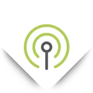 icono de antena emitiendo señal