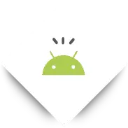 icono de android con señal de idea
